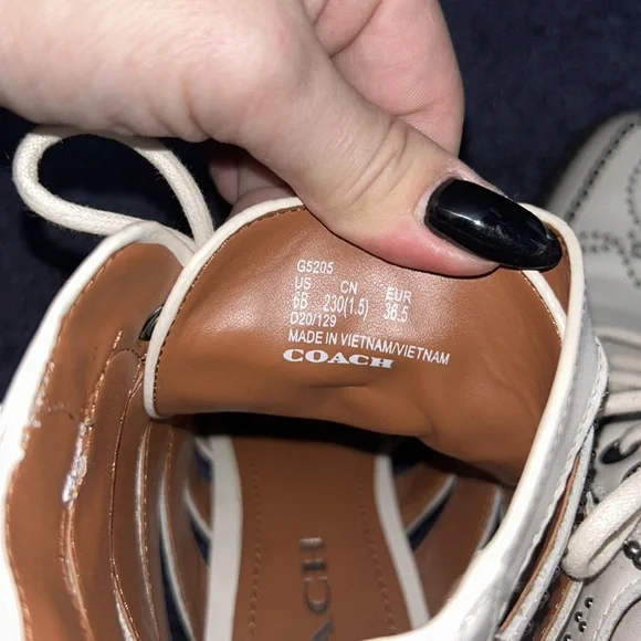 Coach zip up western boots size 6 - Picture 6 of 10